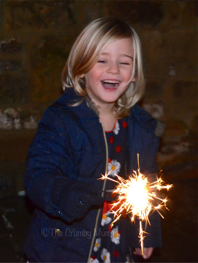 Sparklers on New Years Eve