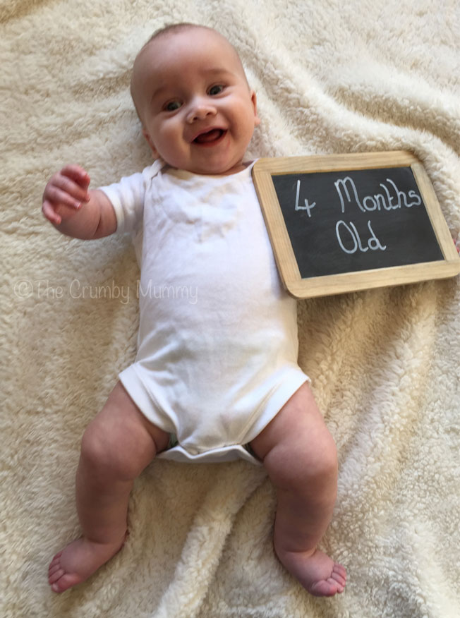 my baby at 4 months