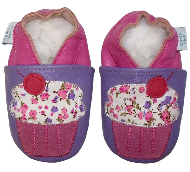 cupcake baby shoes