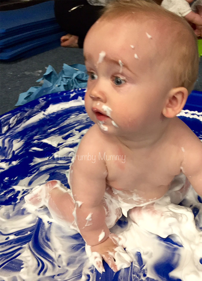 messy play for babies