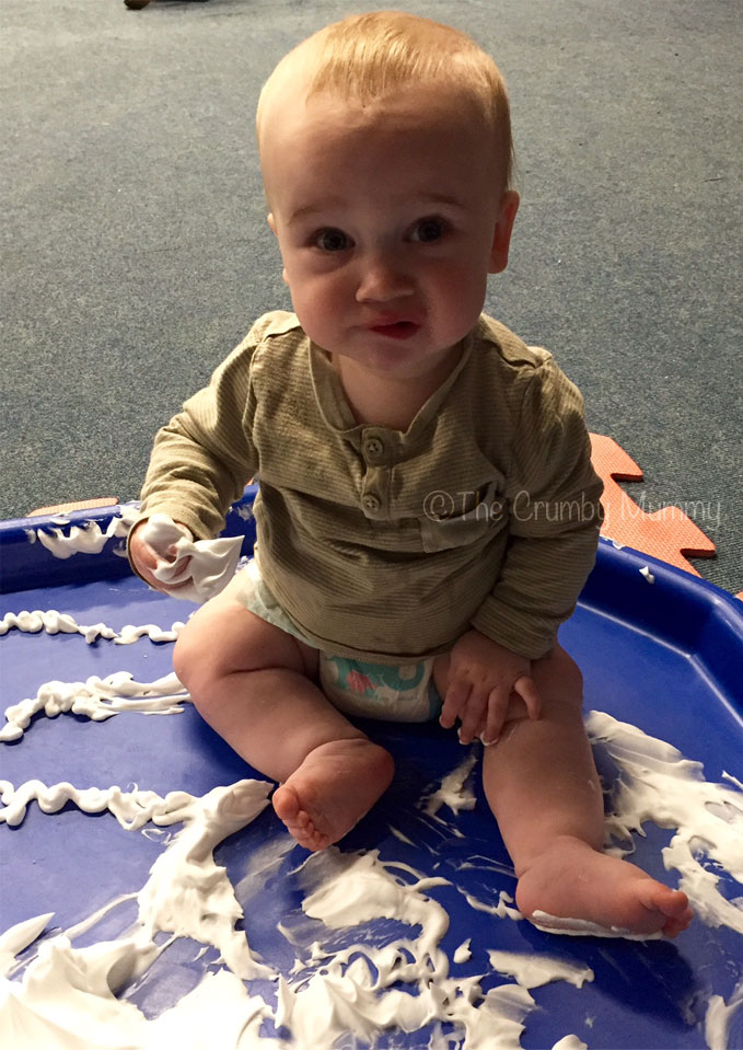 messy play caution