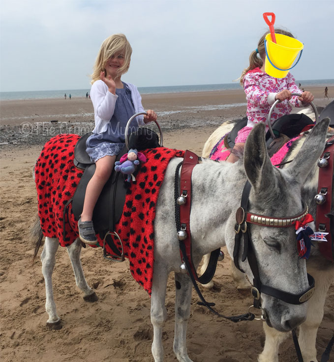 riding a donkey at blackpool