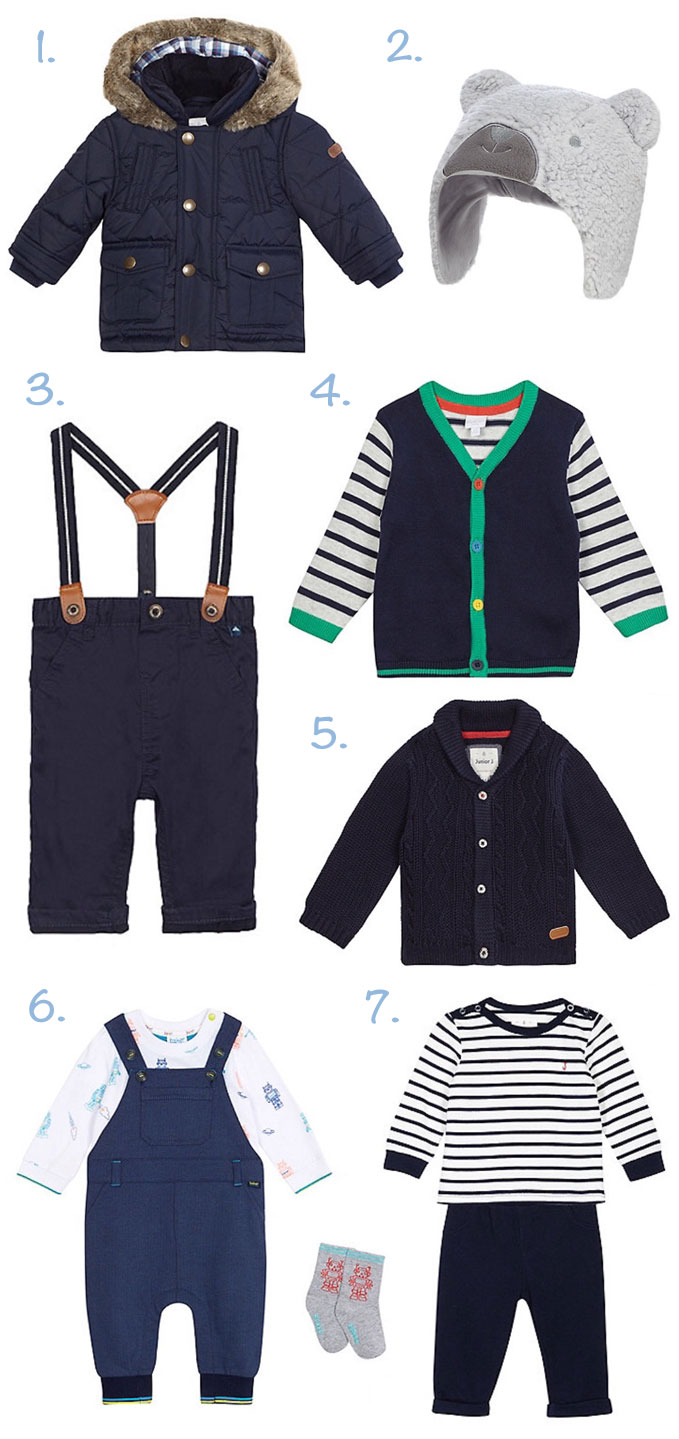 debenahams baby boys winter clothing