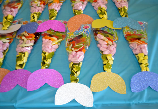 diy party favours for an under the sea mermaid party