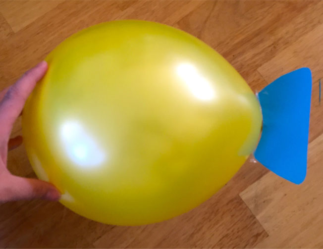 diy balloon fish