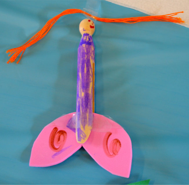 kids mermaid doll craft