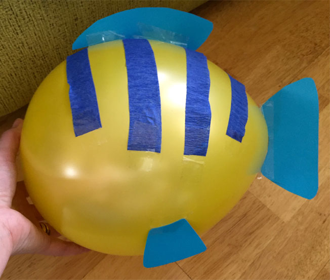 how to make a balloon flounder fish