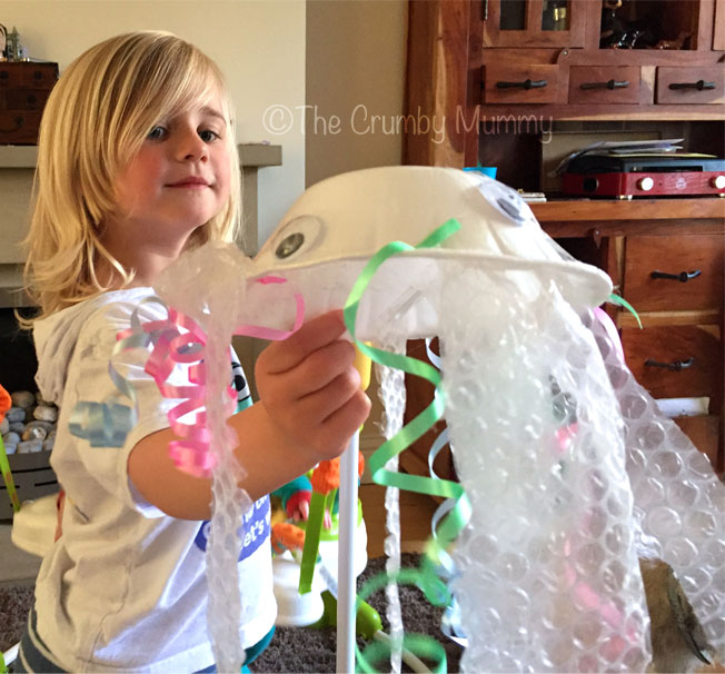 kids jellyfish craft