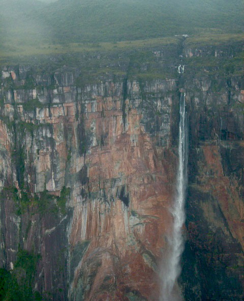 angel falls in the dry season