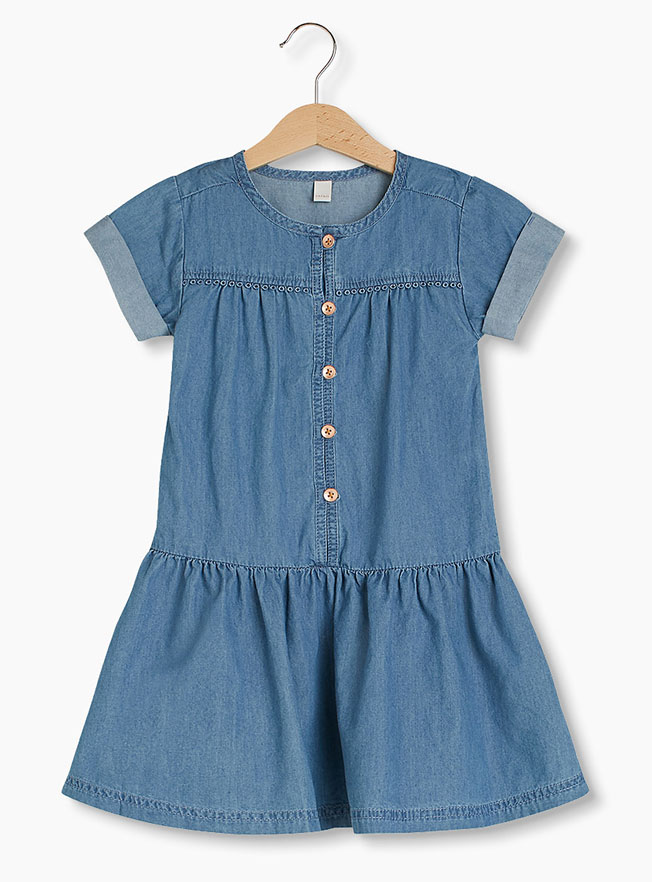 girls summer denim dress