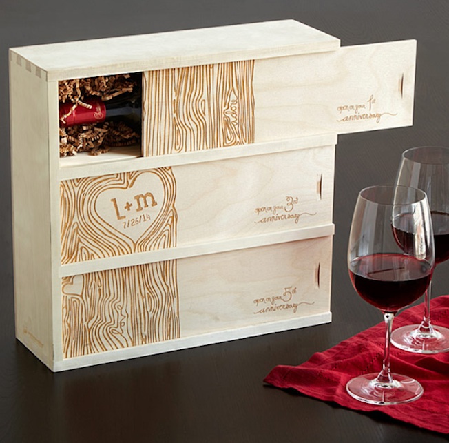 personalised wine box