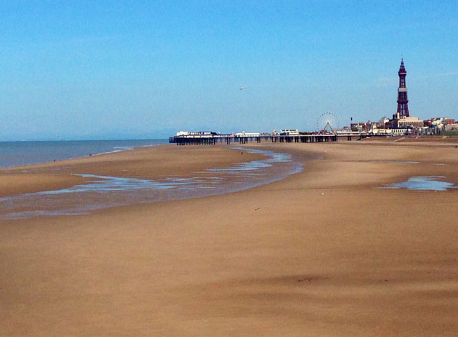 blackpool beach