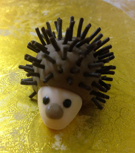 How To Make An Icing Hedgehog
